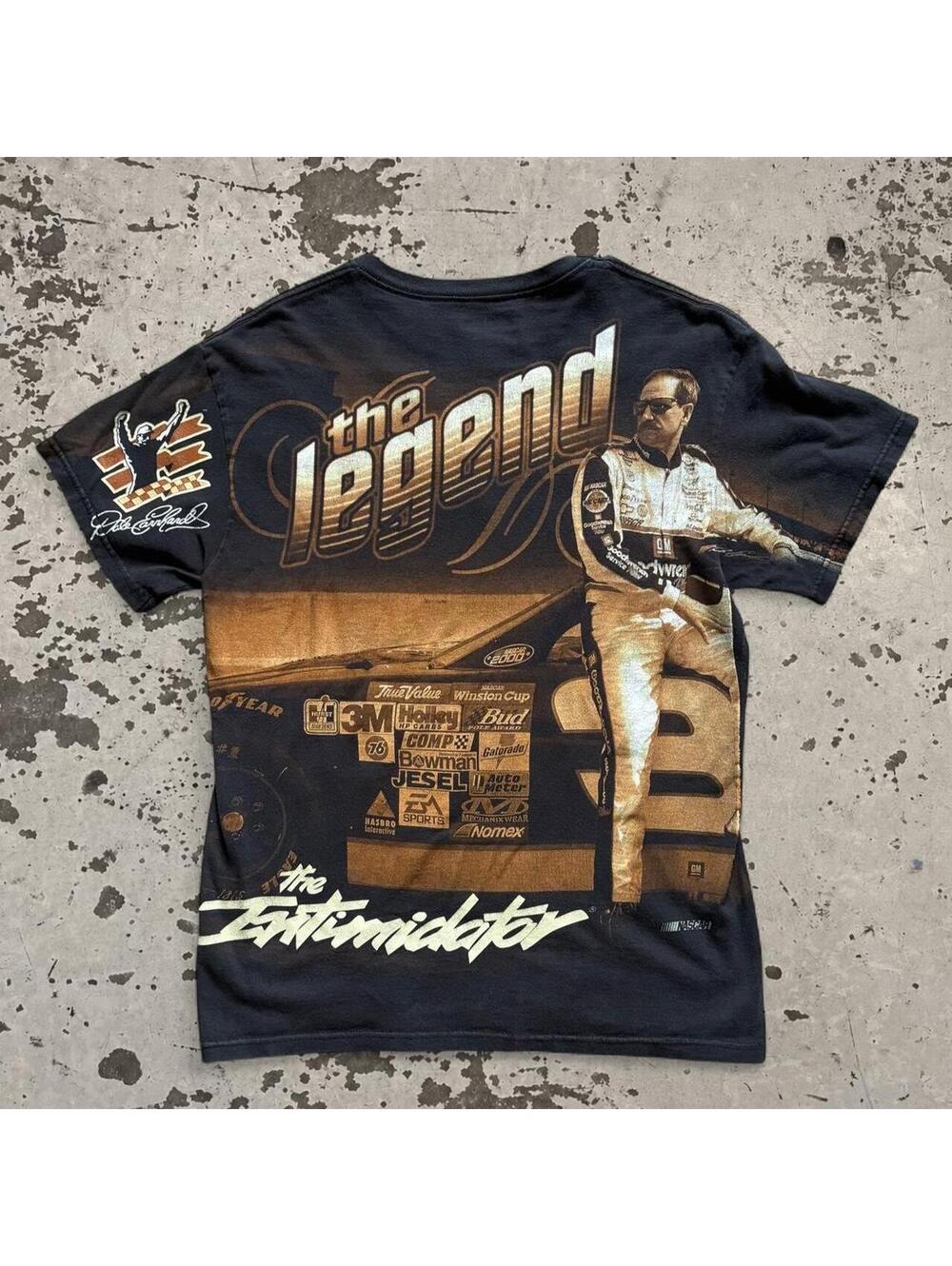 Mens Vintage Nascar AOP tee Size M